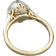Shein PC Classical Cubic Zirconia & Faux Pearl Ring For Women For Wedding Anniversary Jewelry Gift