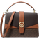 Michael Kors Greenwich Medium Signature Logo Satchel - Brown