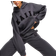 Kaiia Oversized Hættetrøje Med Logo - Mørkegrå