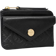 Tory Burch T Monogram Leather Zip Card Case - Black