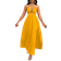 Shein Kreuzträger-Rückenfrei Neckholder Swing Kleid