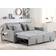 Latitude Run Comfortable 3-1 Convertible Bed With Adjustable Backrest Light Grey Sofa 167cm 2 Seater