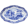 Spode Ovalt Räfflat Fat Blue Italian 21 cm Djup tallrik 21cm