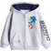 H&M Boys Grey Printed zip-through hoodie 8-10Y
