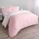 OHS Geometric Print Set - Superking - Duvet Cover Pink (259.1x221cm)