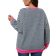 Shein Contrasting Stripe Pullover Sweatshirt - Plus Size