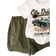 Shein Baby Jungen Lässig Set aus T-Shirt mit einfachem Cartoon Retro Muster und kurzer Hose, geeignet für den Sommer