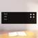 vidaXL Wall-mounted Magnetic Board Black 60x20 cm Tempered Glass