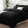 CozyLux King Size Comforter Set 7 Pieces Bed in a Bag Set Bed Linen Black (274.3x259.1cm)