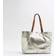 River Island Leather Metallic Shoulder Bag - Gold