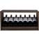Caverack Half Andino 7 Flasker Røget Egetræ Vinreol 60x30cm