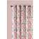 Catherine Lansfield Tilly Floral Fully Reversible Eyelet Curtains 168cm x 229cm Pink