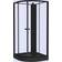 Bath Deluxe Austin Duschkabin Med Svart Profil 900x900x1950mm