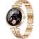 MTP Products AK73 Smart Watch til Kvinder med Rhinestone-rem i Rustfrit Stål Guld