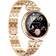 MTP Products AK73 Smart Watch til Kvinder med Rhinestone-rem i Rustfrit Stål Guld
