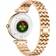 MTP Products AK73 Smart Watch til Kvinder med Rhinestone-rem i Rustfrit Stål Guld
