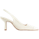 H&M Ladies White Textured slingbacks