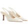 H&M Ladies White Textured slingbacks