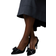 Coast Tamara Satin Bow Stiletto Court Shoes - Black