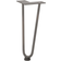 vidaXL Hårnålsformade 4 St Naturstål 30 Cm Massivt Stål Bordsben 30cm 4st