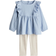 H&M Baby Blouse And Leggings Set - Blue