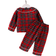 Shein pcs Baby Baby Girl Comfy Long Sleeve Plaid Collar Loungewear Set AutumnWinter