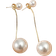 Shein Faux Pearl Drop Earrings