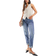 ASOS DESIGN Hourglass Avslappnade Mom Jeans - Mellanblå