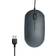 USB Optical Ambidextrous Mouse USB Nano Receiver Black