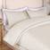 OHS Luxury Soft Microfibre Quilt Set Single Duvet Cover Black, Beige (198x137cm)