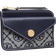 Tory Burch T Monogram Zip Card Case - Navy