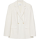 Stradivarius Slim Fit Double Breasted Blazer - Vanilla