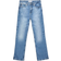 Stradivarius D98 Straight Leg Vintage Effect Jeans - Blue Denim
