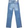 Stradivarius D98 Straight Leg Vintage Effect Jeans - Blue Denim
