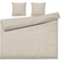 Juna Daisy Sengetøy 200x220 cm Sand/Hvit Dynetrekk Beige (200x140cm)