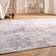 OHS Washable Abstract Printed Rug 120 x 170 Black, Grey 120x170cm