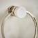 Dorma Purity Marble Towel Ring Chrome
