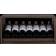 Caverack Half Andino 7 Flasker Røget Egetræ Vinreol 60x30cm