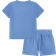 Nike Little Boys' Club Fleece LBR Short Set - Blue Beyond