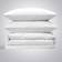 Dunelm Soft & Cosy Luxury Brushed Duvet Cover White (260x220cm)