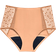 Libresse High Waist Dots Abundant Menstrual Panties - Apricot