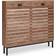 Dunelm Fulton Radiator Cover Pine Brown/Black