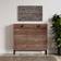 Dunelm Fulton Radiator Cover Pine Brown/Black
