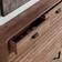 Dunelm Fulton Radiator Cover Pine Brown/Black