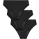 Libresse Essentials Brazilian Ample Panties 3-pack - Black