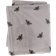 OHS Ultra Soft Bee Print Throw Blankets Grey (150x120cm)