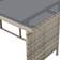 Juskys Turin - Mottled Grey Lounge-Set, 1 Tisch einschl. 2 Stühle & 1 Sofas
