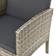 Juskys Turin - Mottled Grey Lounge-Set, 1 Tisch einschl. 2 Stühle & 1 Sofas