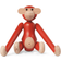 Kay Bojesen Mini Abe Vintage Rød Dekorationsfigur