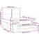 vidaXL Boxspring Met Matras Fluweel Zwart 140x200 cm